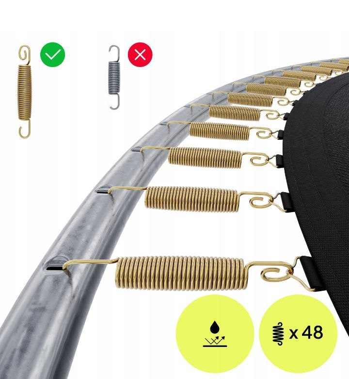 trampolina ogrodowa z siatką wewnętrzną dla dzieci 8ft 252cm zipro trampolina ogrodowa z siatką wewnętrzną dla dzieci 8ft 252cm zipro